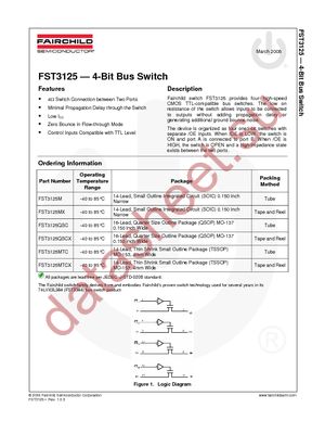 FST3125QSC datasheet  